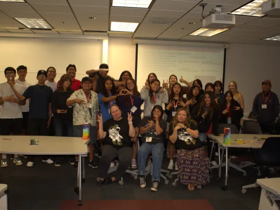 RAIN Speakers Group Photo with students